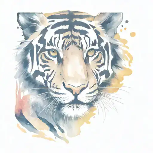 tiger face tattoo tattoo design idea