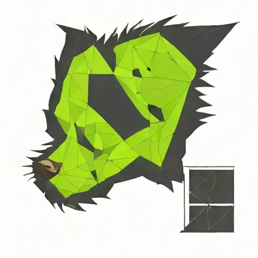 chihuahua white witch tattoo design idea