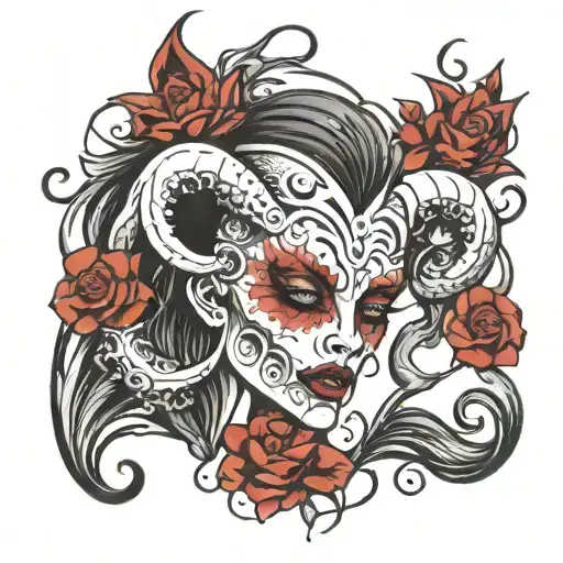 despair tattoo design idea