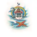 northern wildfire  tattoo design idea