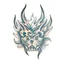 northern wildfire  tattoo design idea