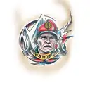 northern wildfire  tattoo design idea