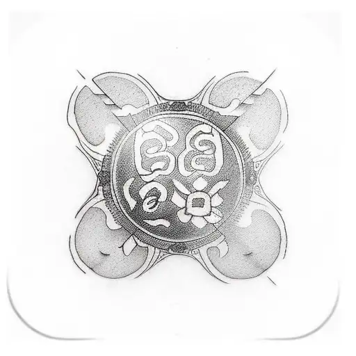 8 Ball tattoo design idea