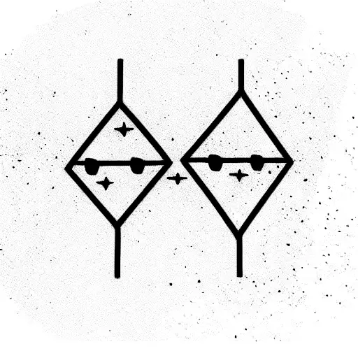 Simple and Minimal matching tatoo of best friends. tattoo design idea