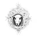 Jesus leaves 99 sheep for 1 tattoo design idea