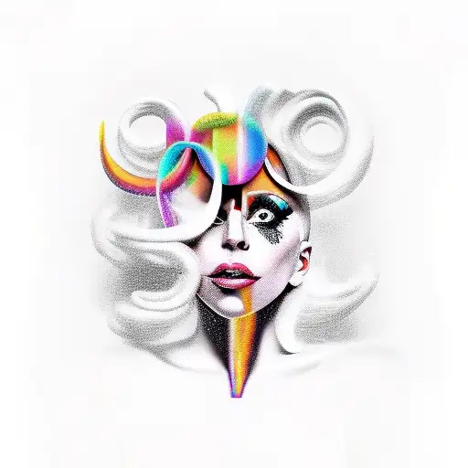 lady gaga tattoo design idea