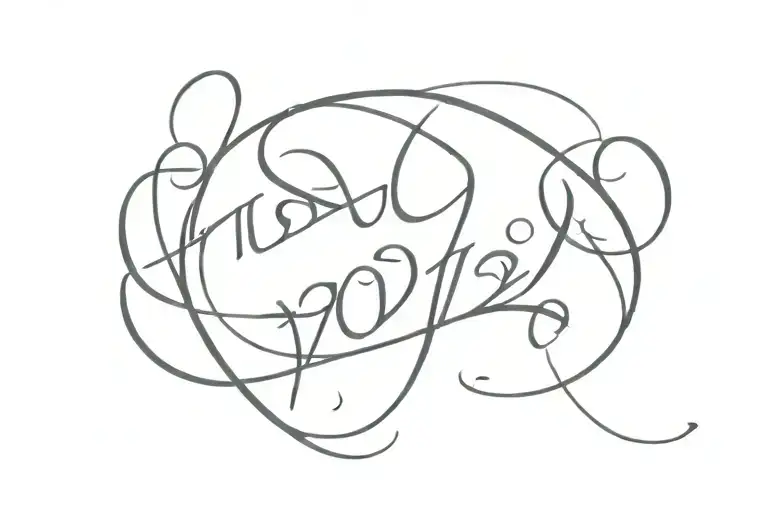 the word established in cursive or script and then the year 1992 under it, for a back of neck tattoo  tattoo design idea