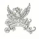 the word established in cursive or script and then the year 1992 under it, for a back of neck tattoo  tattoo design idea