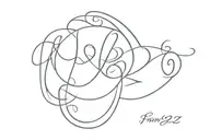 the word established in cursive or script and then the year 1992 under it, for a back of neck tattoo  tattoo design idea