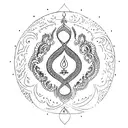 hindu tattoo design idea