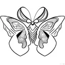 moth and canvas tattoo design idea