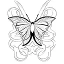 moth and canvas tattoo design idea