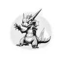 Charizard tattoo design idea