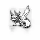 Charizard tattoo design idea