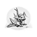 Charizard tattoo design idea