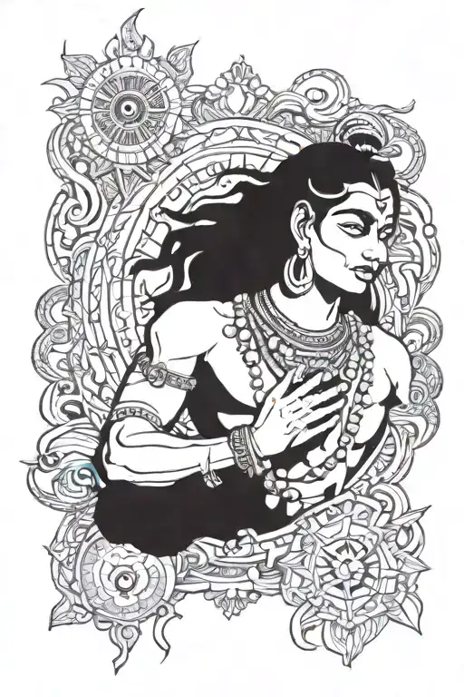 I am an portrait painter, traveller and worship lord shiva and my lover name is juhi and I move like a breeze, elusive a tattoo design idea