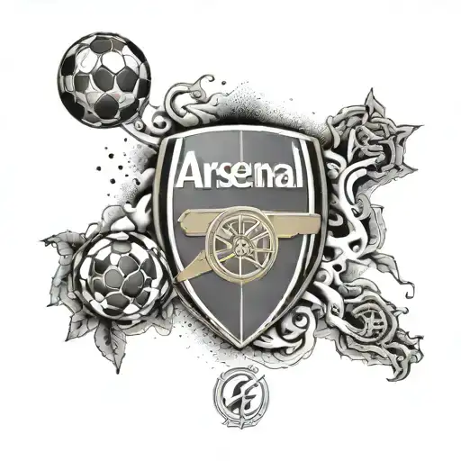 Arsenal football club tattoo design idea