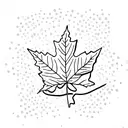 Maple Leaf tattoo design idea