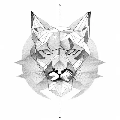 Mountain Lion with Isaiah 41:10 in it tattoo design idea