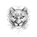 Mountain Lion  tattoo design idea