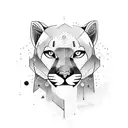 Mountain Lion  tattoo design idea