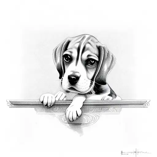 Beagle Dog Tattoo | TikTok