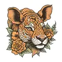 Clementine blossom flowers, tornado, rhino, lion, Bassett hound, Minnesota, lakes, CLHH tattoo design idea