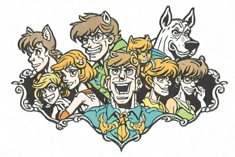 Scooby doo tattoo design idea