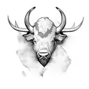 buffalo tattoo design idea