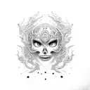 soul escaping 3d tattoo design idea