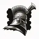 Roman soldier tattoo design idea