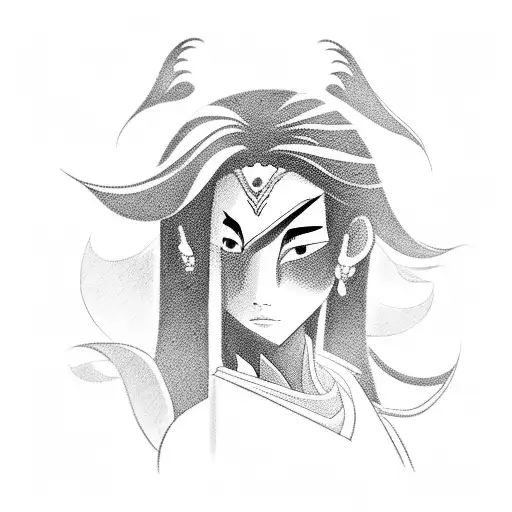 mulan tattoo design idea