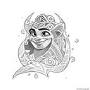 Moana tattoo design idea