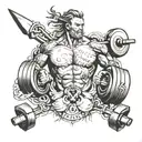 crossfit inspired tattoo tattoo design idea
