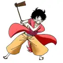 monkey d luffy tattoo design idea