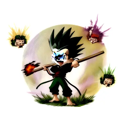 gon freecss tattoo design idea