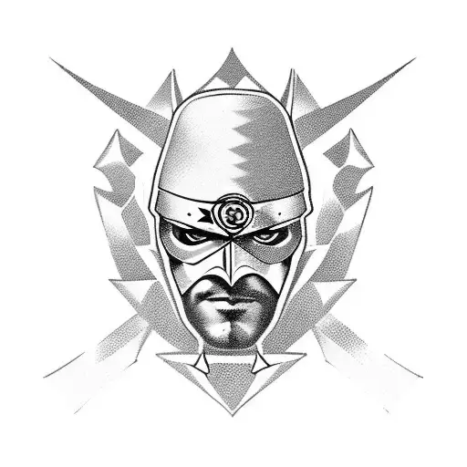 zorro con Géminis  tattoo design idea