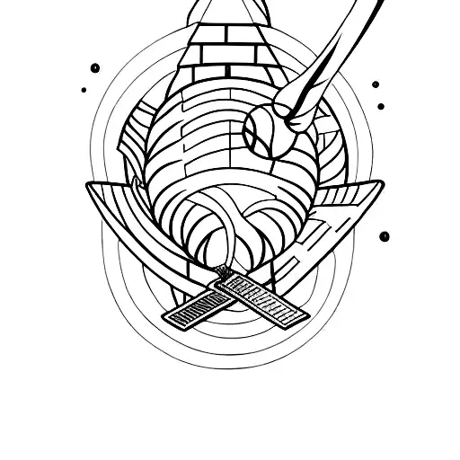 Minimalist "A Minimalist Tattoo Of A Cricket Bat..." Tattoo Idea