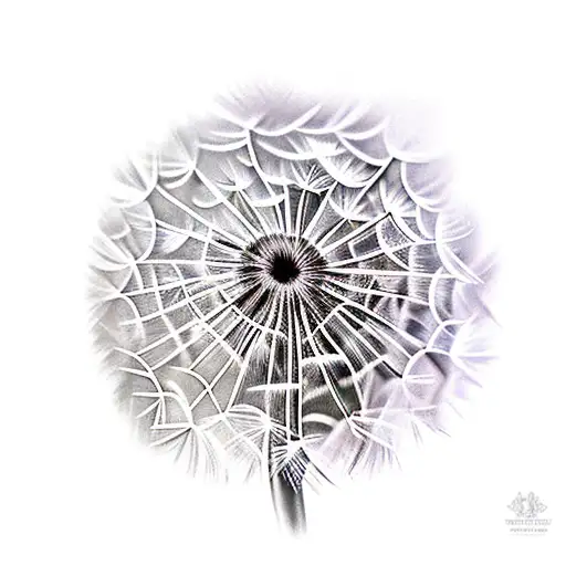 Dandelion tattoo design idea