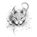 bebé arcoiris  tattoo design idea