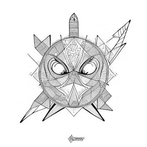 Sparrow tattoo design idea