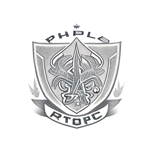 Philadelphia sports logo tattoo design idea