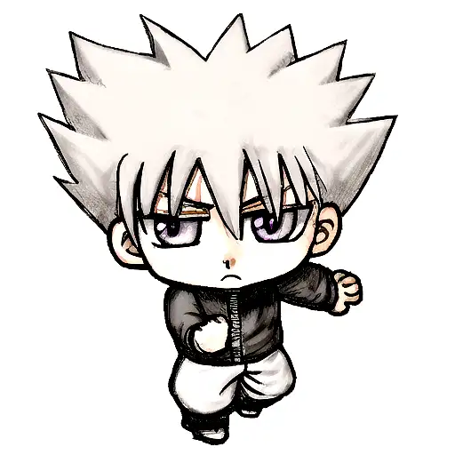 KillUA from anime Hunter X Hunter tattoo design idea