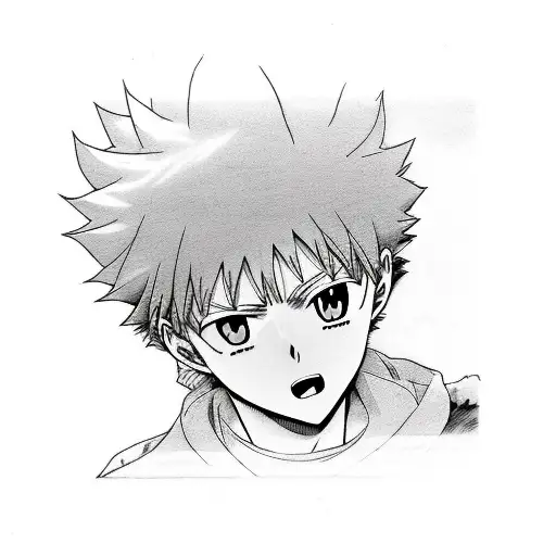 KillUA from anime HunterXHunter on killing spree tattoo design idea