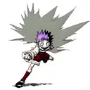 KillUA from anime HunterXHunter on killing spree tattoo design idea