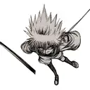 KillUA from anime HunterXHunter on killing spree tattoo design idea