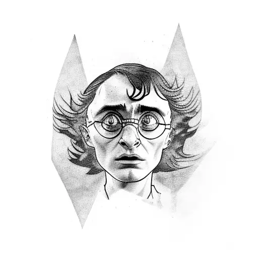harry potter tattoo design idea
