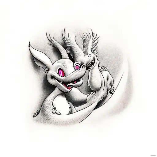 the pinky and the brain tattoo design idea
