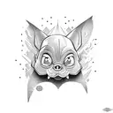 pinky and brain tattoo design idea