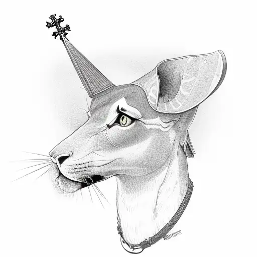 Fleabag as if she was a catholic saint tattoo design idea